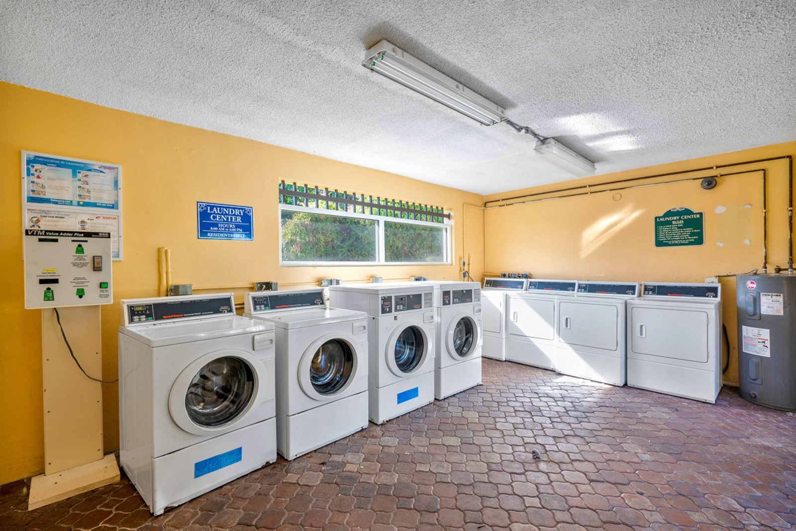 On-site laundry facility at Wilton Pointe Apartments